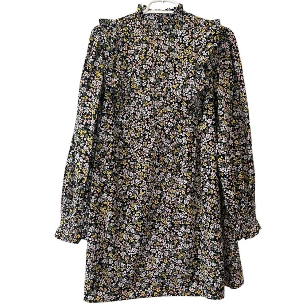 ASOS DESIGN Floral Ruffle Mini Dress  US 4 (EU 36)